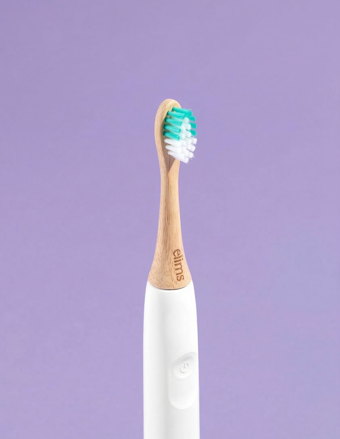 Bamboo Electric Toothbrush Replacement Heads (4-Pack, Aqua) – Compatible with Sonicare